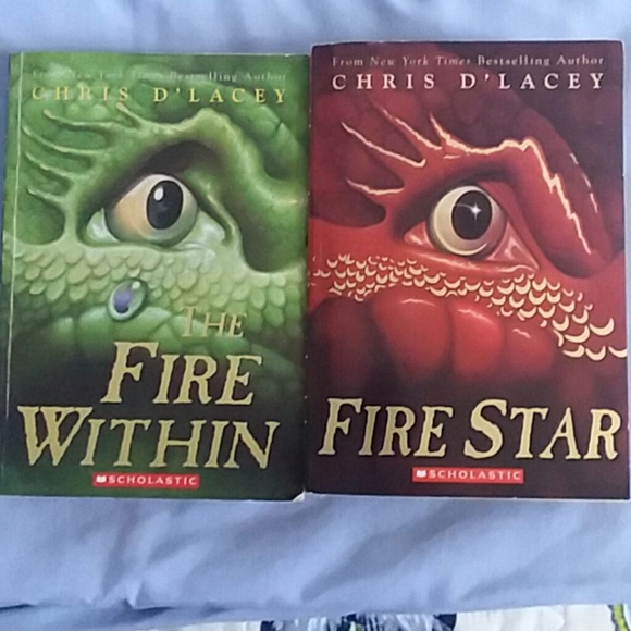 Scholastic Other - childrens books books 1&3 last dragon chronicles
